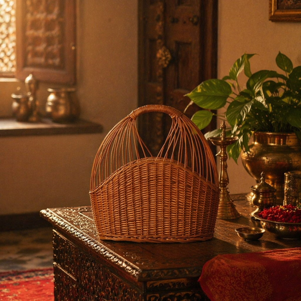 Wicker Serveware & Storage