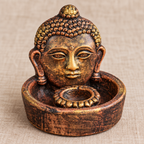 Bodhi: Buddha Terracotta Bowl Diya, 4 in