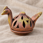 Mor Deepak: Peacock Terracotta Tea Light Lamp
