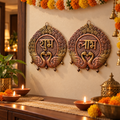 Nritya: Dancing Peacock Shubh Labh Terracotta Hangings