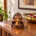 Bodhi: Buddha Terracotta Bowl Diya, 4 in